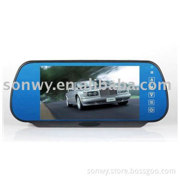 Bluetooth car rear view mirror A015
